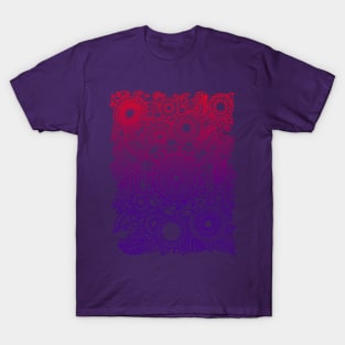 Mandala Flowers (Berry Colored) T-Shirt